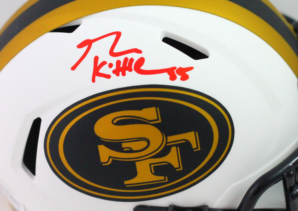 George Kittle San Francisco 49ers Autographed Riddell Speed Mini Helmet