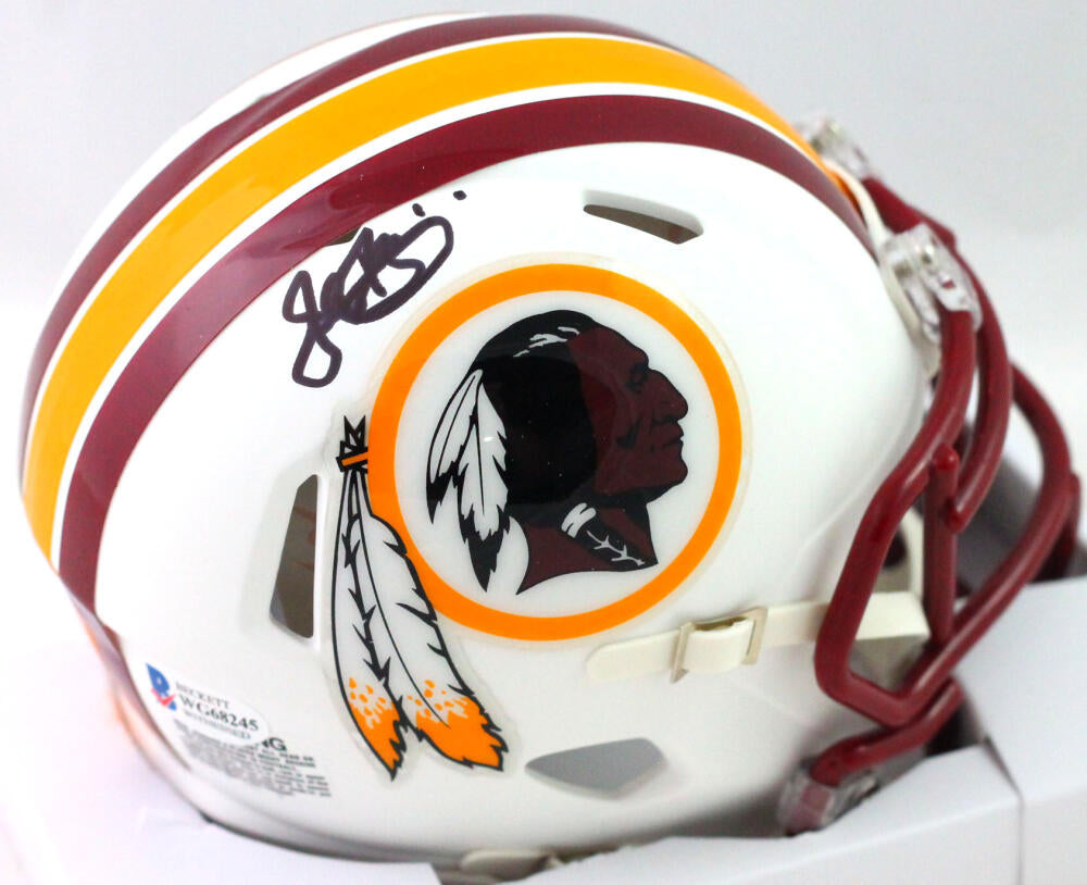 John Riggins Autographed Washington Redskins Logo Football- JSA W Auth –  The Jersey Source