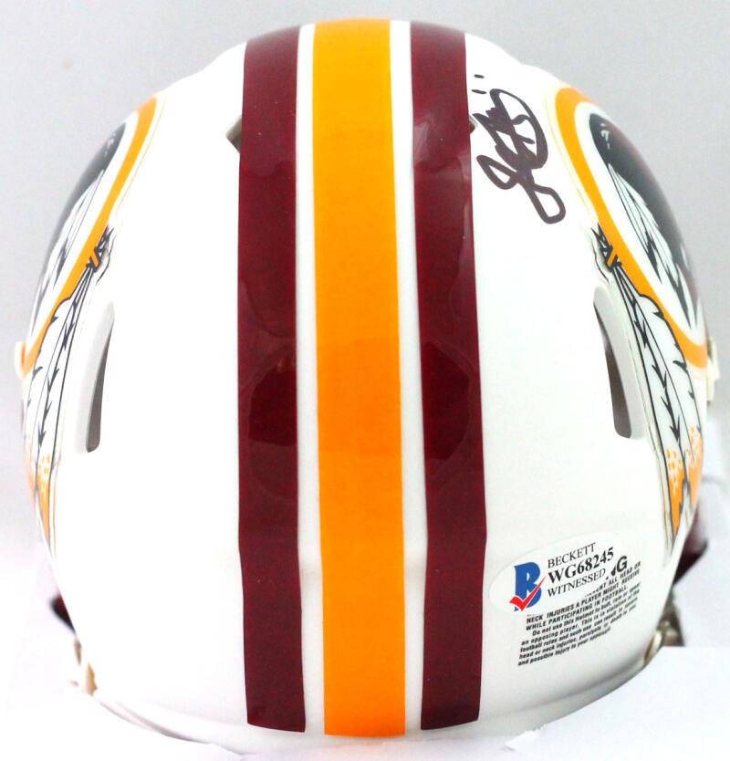 Autographed Washington Redskins John Riggins Fanatics Authentic Riddell AMP  Speed Mini Helmet