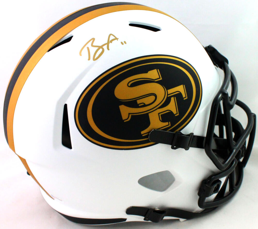 S.F. 49Ers Brandon Aiyuk Signed Full Size Speed Replica Helmet