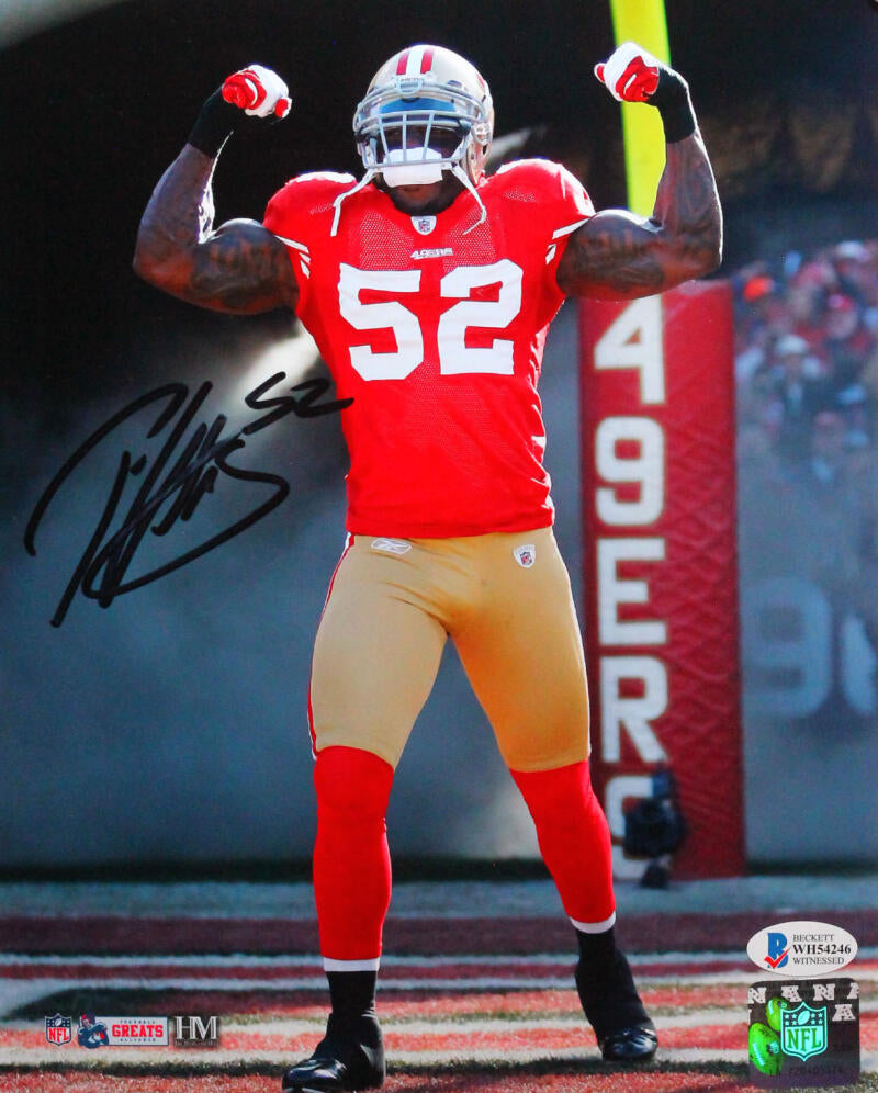 Patrick Willis Autographed and Framed San Francisco 49ers Jersey