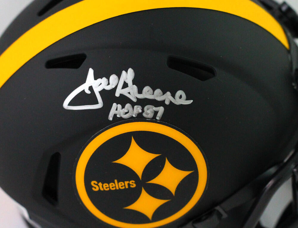 Joe Greene Autographed Signed Pittsburgh Steelers Speed Mini Helmet Beckett