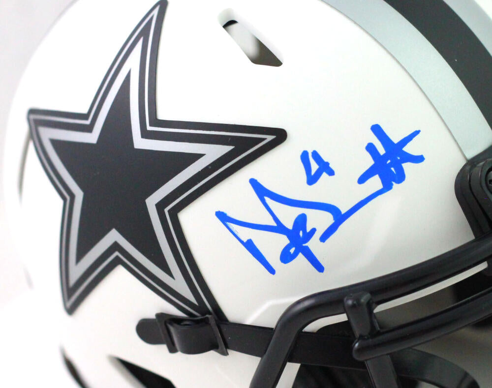 Dak Prescott Signed Cowboys Speed Mini Helmet (Beckett)