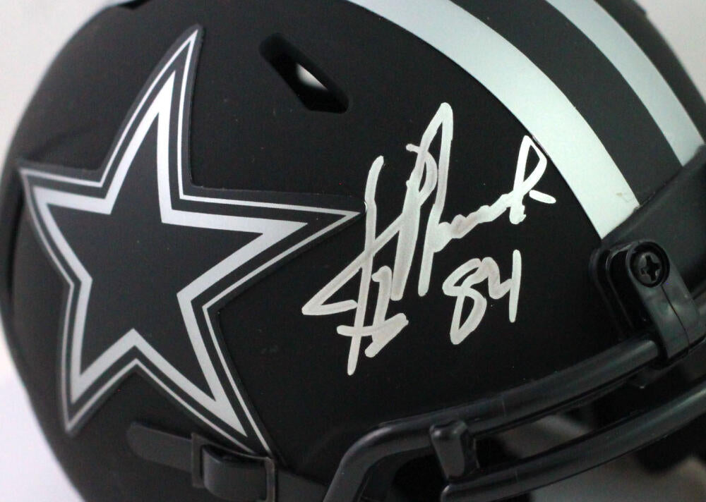 Jay Novacek Dallas Cowboys Autographed Riddell Speed Mini Helmet