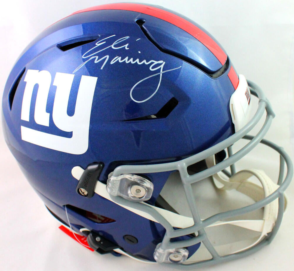 Eli Manning New York Giants Autographed Riddell Speed Flex Authentic Helmet