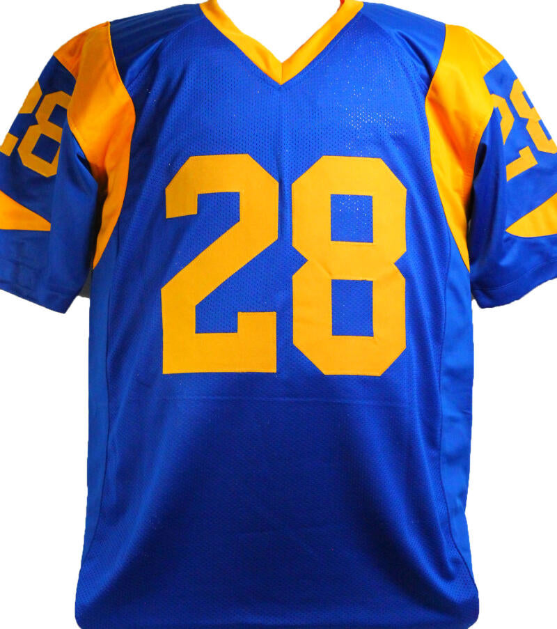 Marshall Faulk Autographed St. Louis Rams Jersey