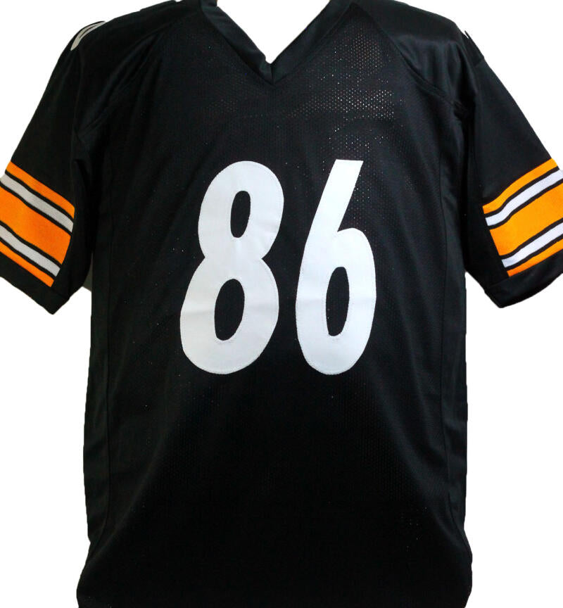 Hines Ward Autographed Black Pro Style Jersey w/SB MVP- Beckett W Holo –  The Jersey Source