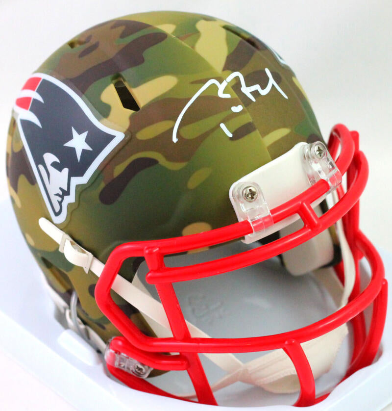 Tom Brady Signed New England Patriots Riddell Speed Mini Helmet - Fanatics  LOA