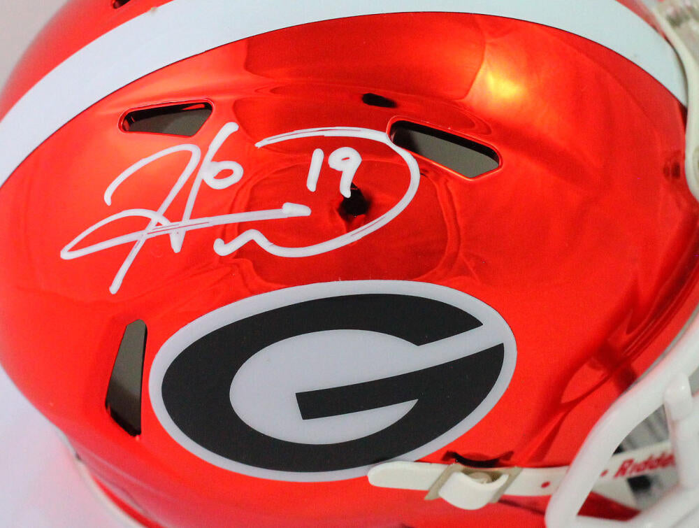 Hines Ward Georgia Bulldogs Autographed Riddell Mini Helmet