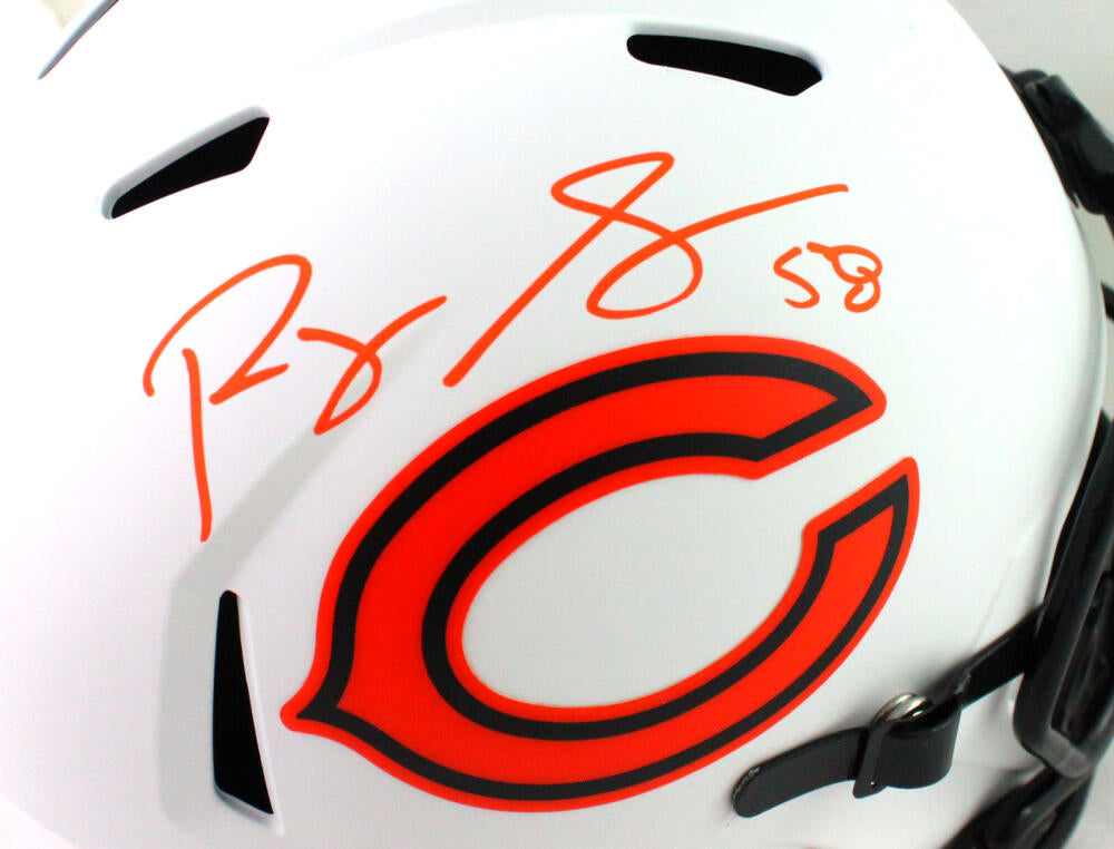 : Roquan Smith Autographed Chicago Bears F/S Speed