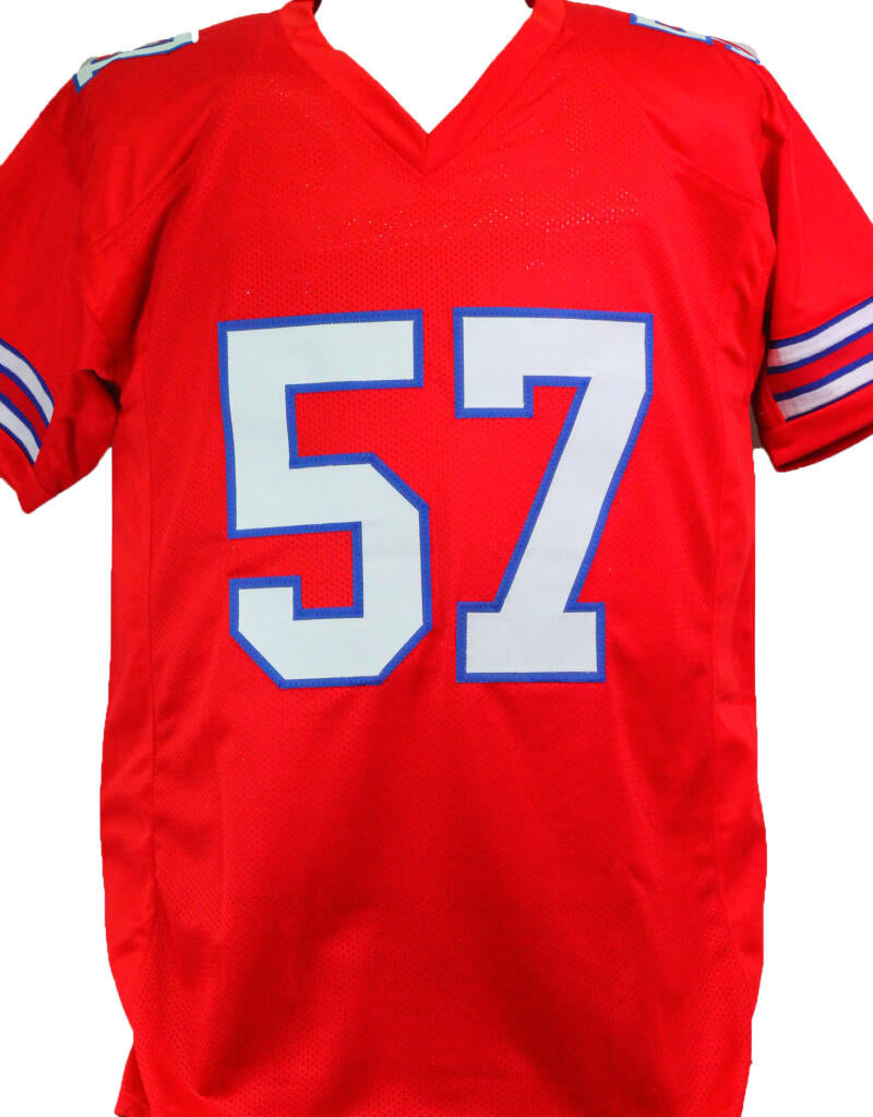 The Jersey Source Autographs AJ Epenesa Autographed Blue Pro Style Jersey w/ Bills Mafia- Beckett W *Black