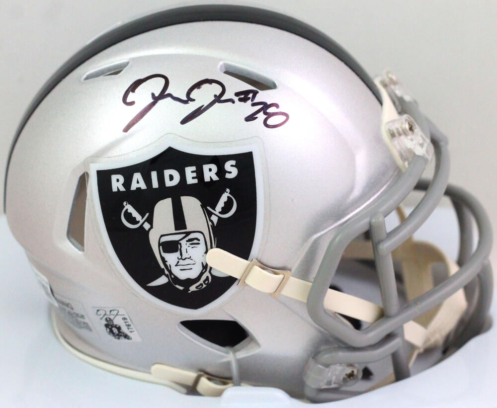 Josh Jacobs Autographed Signed Las Vegas Oakland Raiders Mini