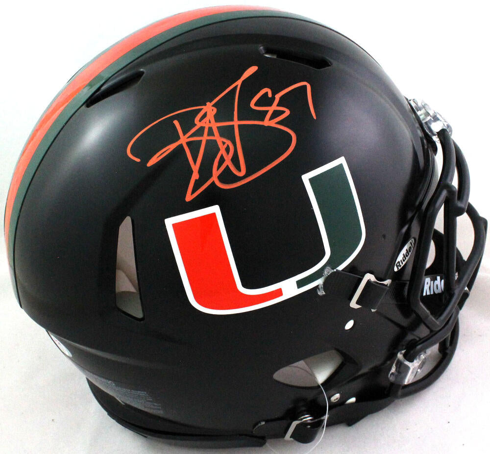 Reggie Wayne Signed Miami Hurricanes Knight F/S Authentic Helmet