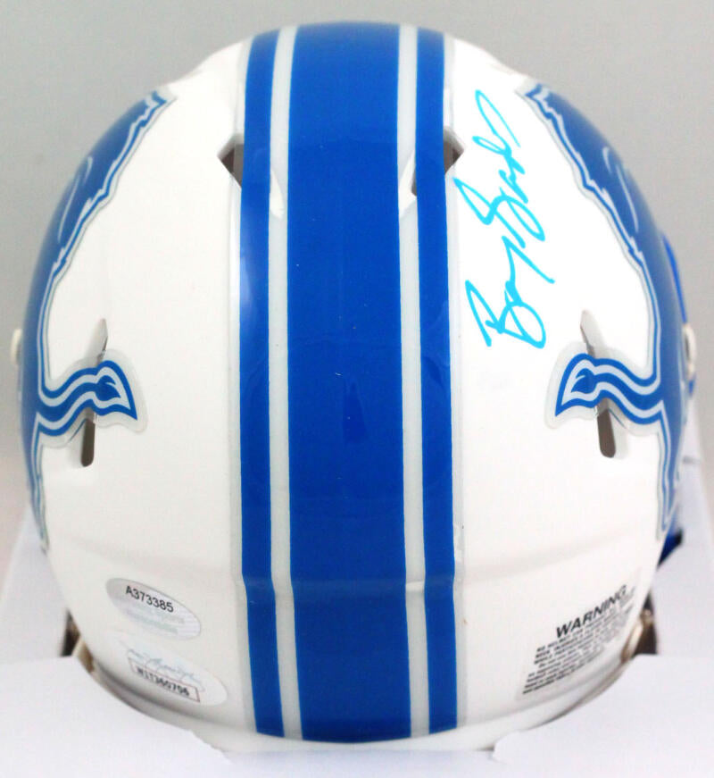 Barry Sanders Autographed Detroit Lions Camo Speed Mini Helmet -Becket –  The Jersey Source