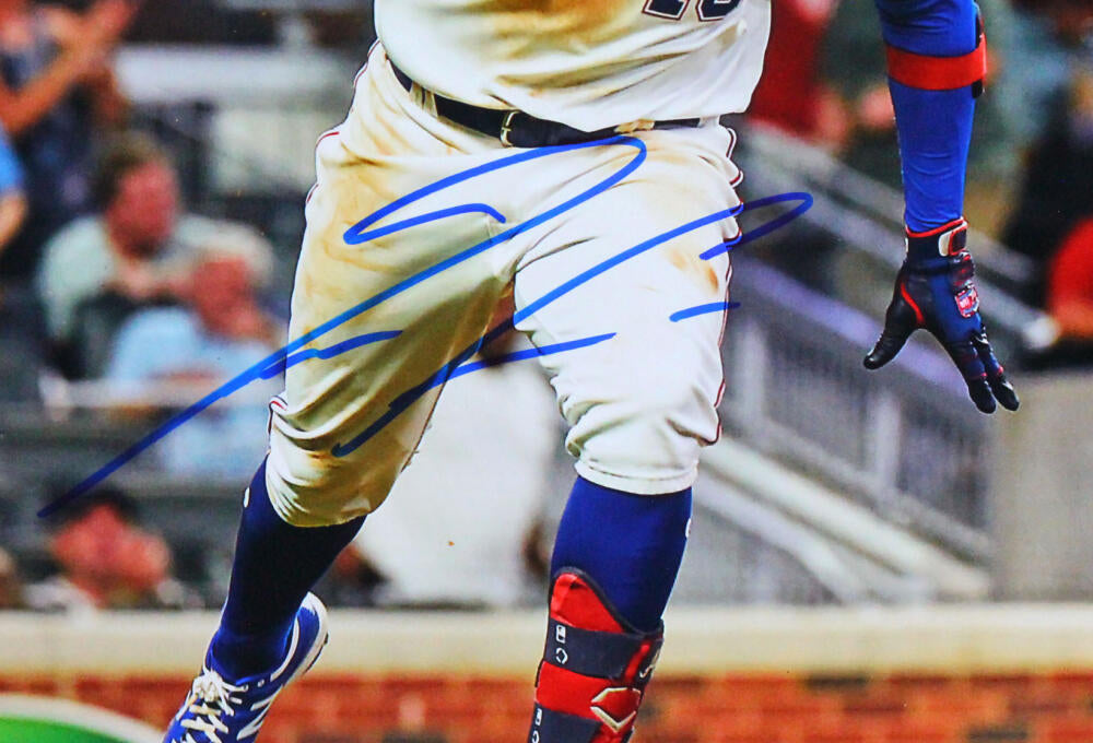 Ronald Acuna Autographed/Signed Atlanta Braves 16x20 Photo Beckett