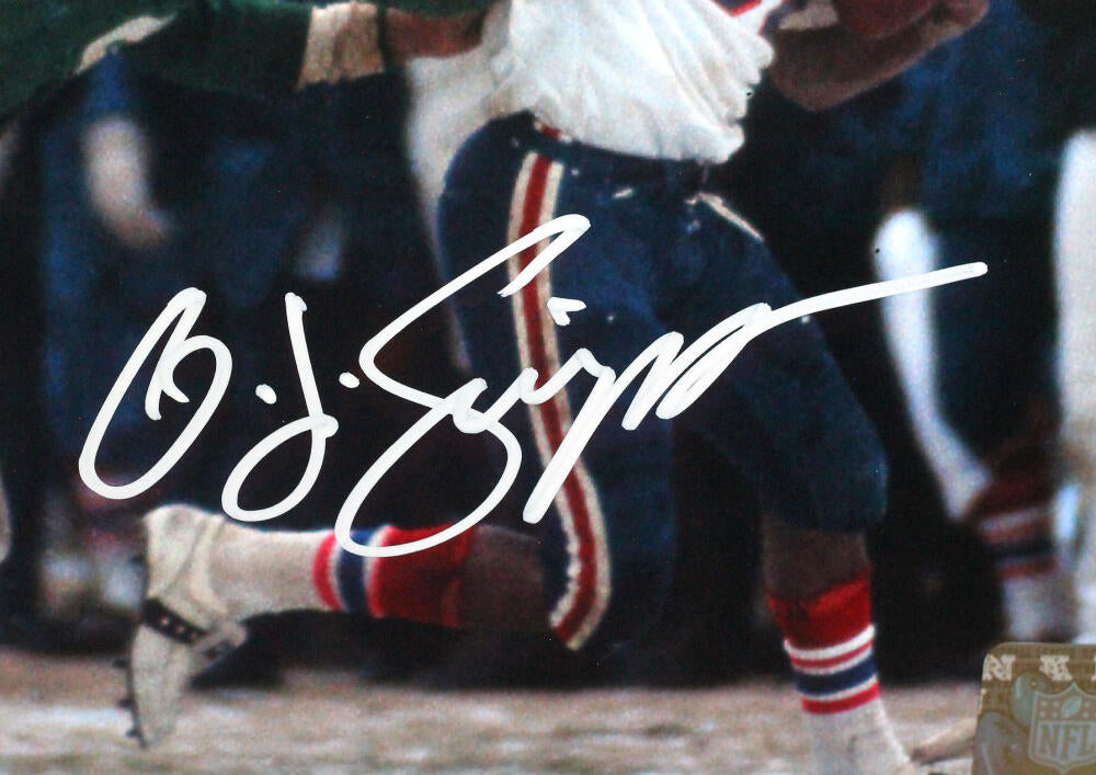 OJ Simpson Signed Buffalo Bills Vs Jets Stiff Arm 8x10 HM Photo- JSA W –  The Jersey Source