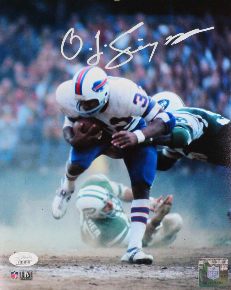 : O.J. Simpson signed Buffalo Bills Salute To Service