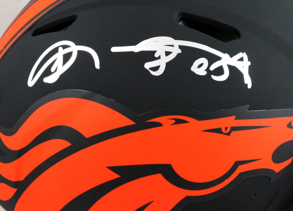 Shannon Sharpe Signed Broncos Authentic Eclipse Speed FS Helmet- Becke –  The Jersey Source