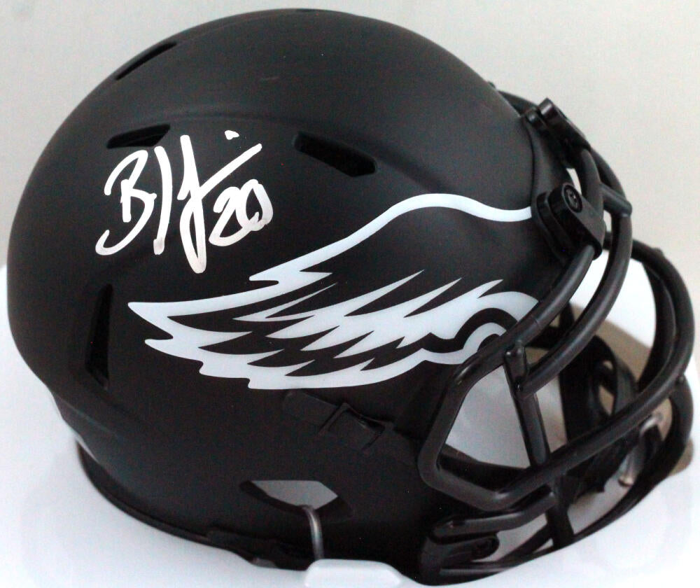 Brian Dawkins Autographed Eagles Lunar Speed Mini Helmet- Beckett W *G –  The Jersey Source