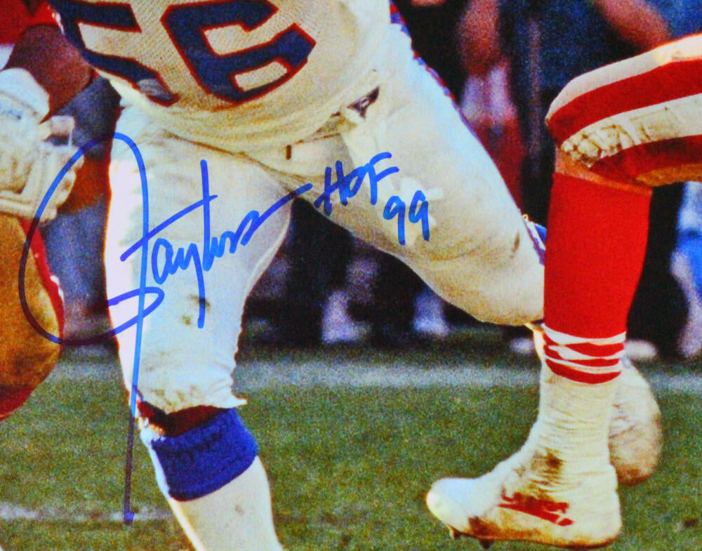 Lawrence Taylor Autographed NY Giants Vs 49ers 16X20 FP Photo HOF- Bec –  The Jersey Source