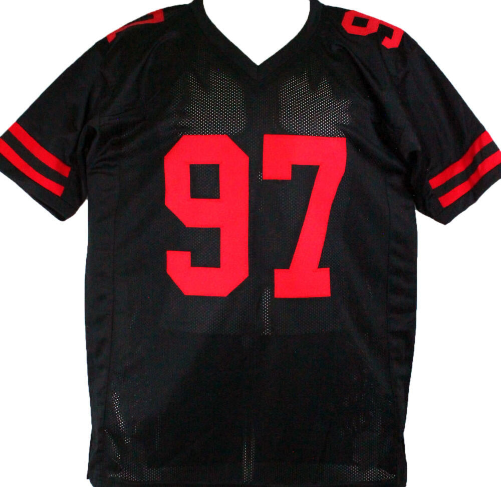 Nick bosa cheap jersey black