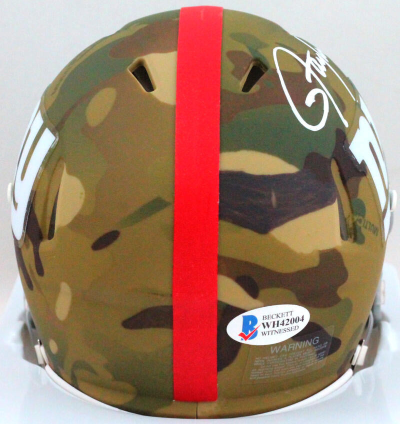 JJ Watt Autographed Houston Texans Camo Speed Mini Helmet- Beckett W H –  The Jersey Source