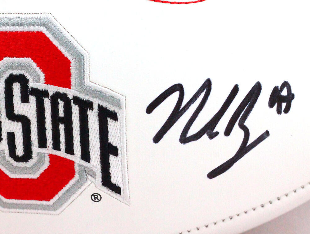 Joey Bosa Signed Ohio State Buckeyes White Jersey (JSA COA) 2017 Pro B –