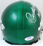 Curtis Martin Signed NY Jets 2019 TB Mini Helmet w/ HOF- PSA/DNA *White Image 3