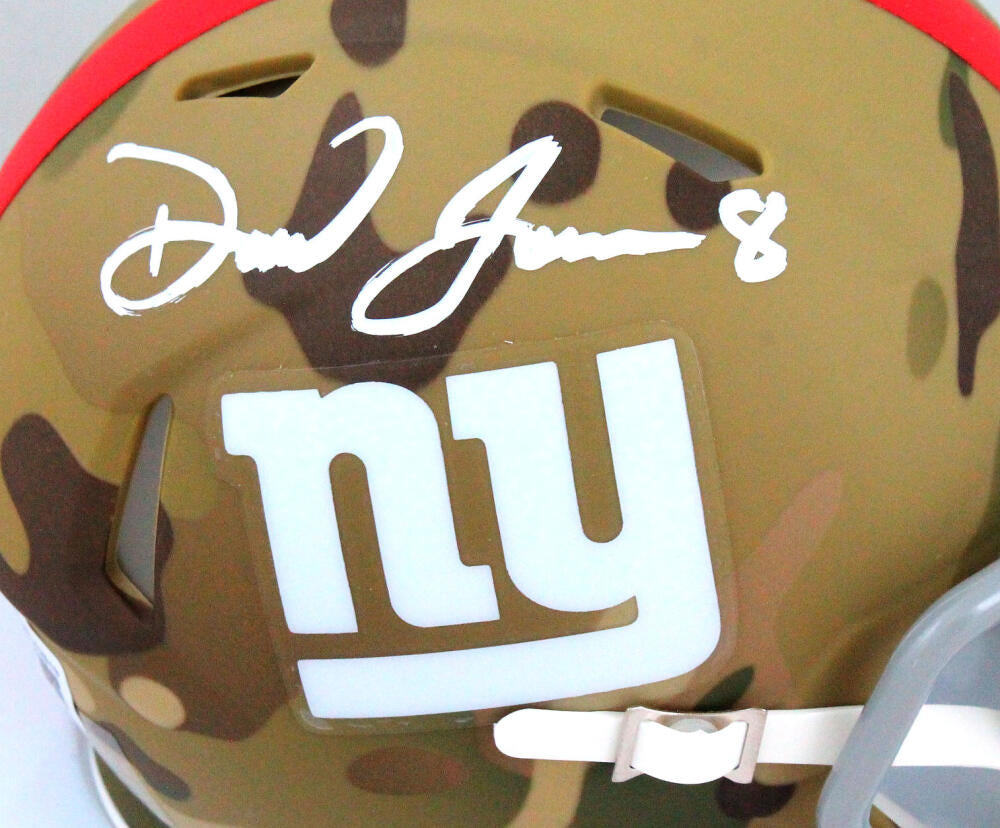 Daniel Jones Signed Mini Helmet