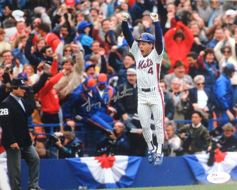 Lenny Dykstra Autographed 8x10 New York Mets Celebrating Photo- JSA W – The  Jersey Source