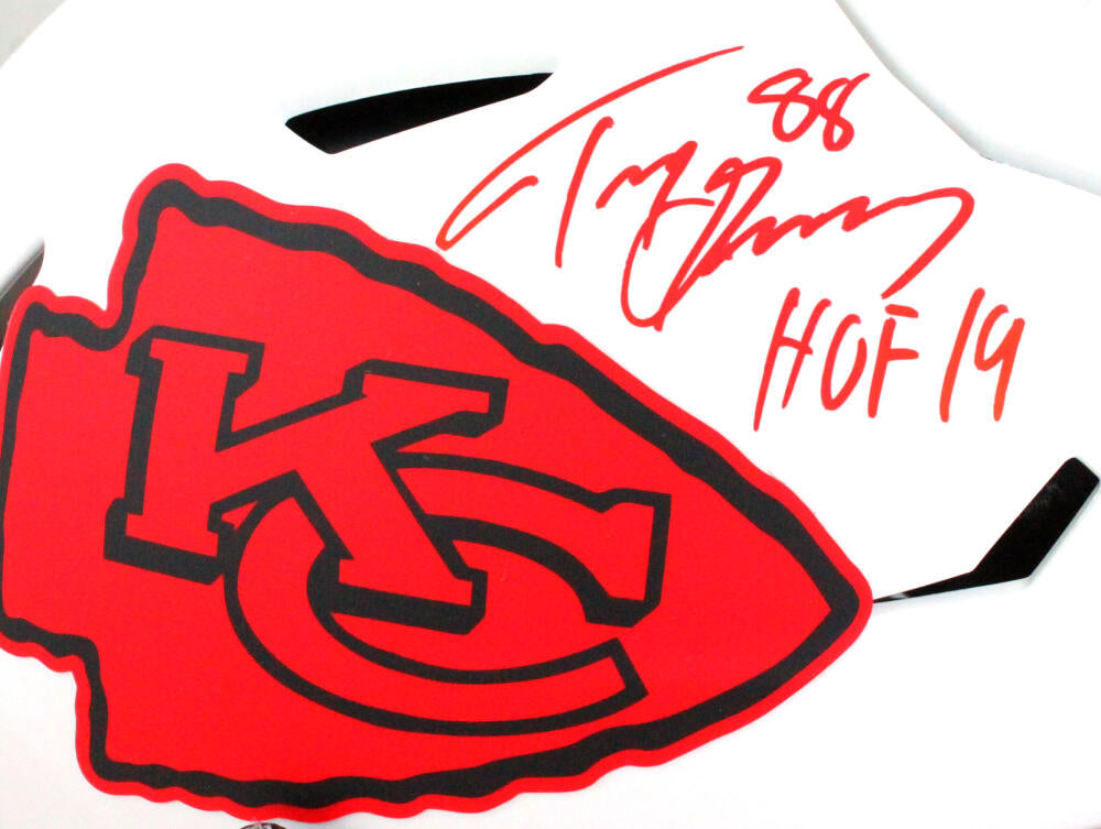 Tony Gonzalez Signed Kansas City Chiefs Speed Flex Authentic Red NFL Helmet