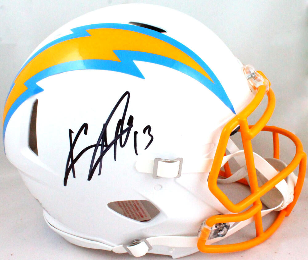 Keenan Allen Signed LA Chargers Riddell Full Size Speed