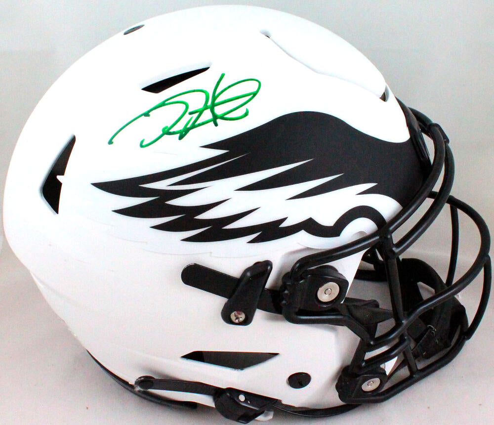 Jalen Hurts Autographed Philadelphia Eagles Lunar Eclipse White