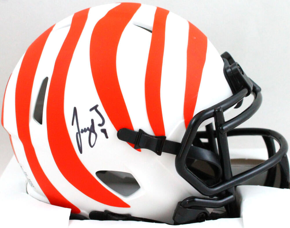 Joe Burrow Autographed Cincinnati Bengals Speed Mini Football Helmet -  Fanatics (Black Ink)