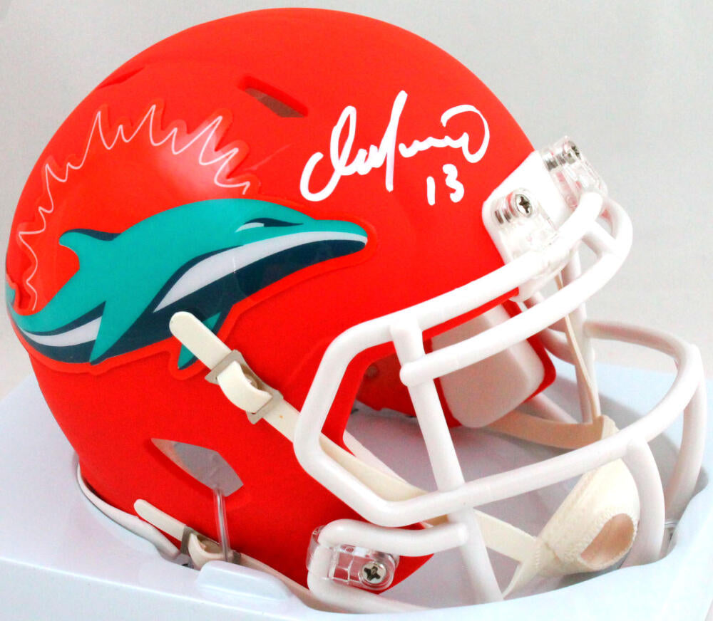 Dan Marino Autographed Miami Dolphins Logo Football- Beckett W