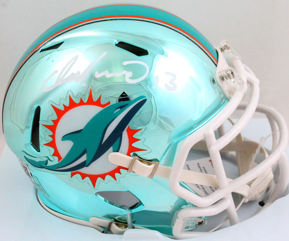 Dan Marino Signed Miami Dolphins Riddell Speed Mini Helmet