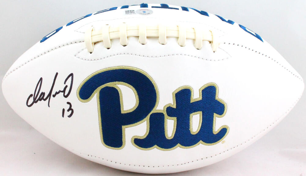 Dan Marino Autographed Pittsburgh Panthers Logo Football- Beckett