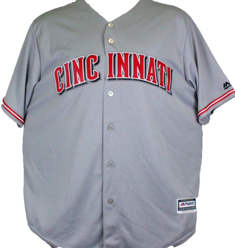 Deion Sanders Autographed Cincinnati Reds Pro Style Jersey