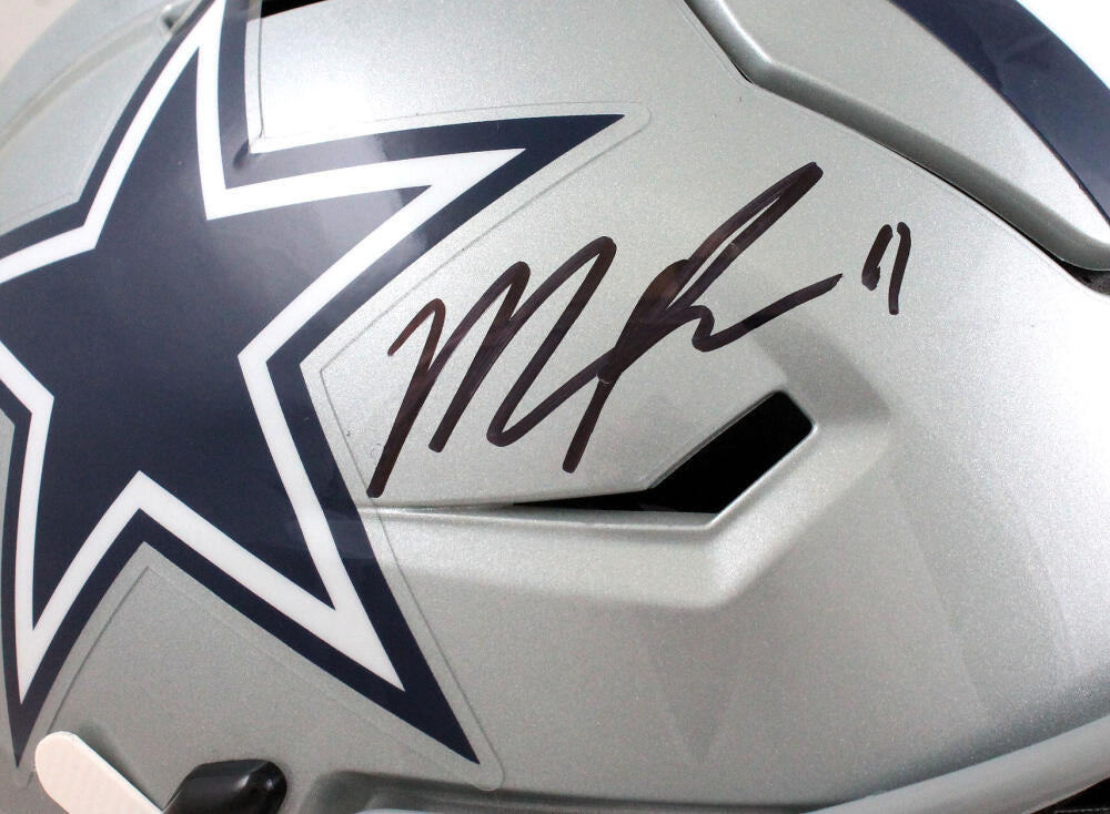 Micah Parsons Autographed Dallas Cowboys Salute to Service F/S Helmet  Signed - - Inscriptagraphs Memorabilia