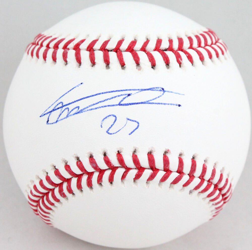 Vladimir Guerrero Jr. Autographed Rawlings OML Baseball-Beckett W