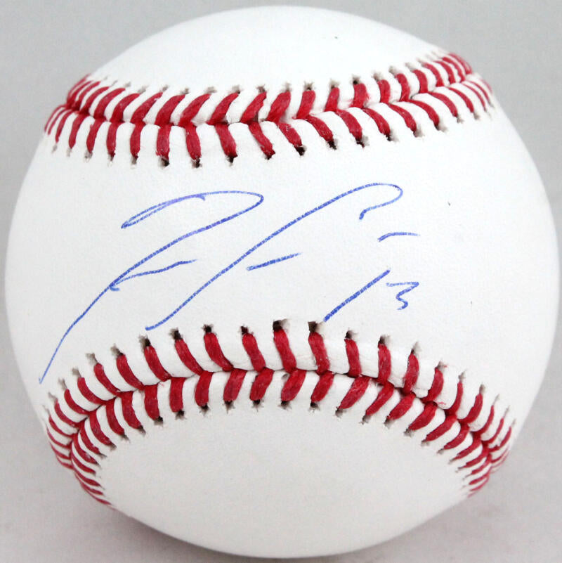 Ronald Acuna Jr. Signed OML Baseball (Beckett Witness Certified)