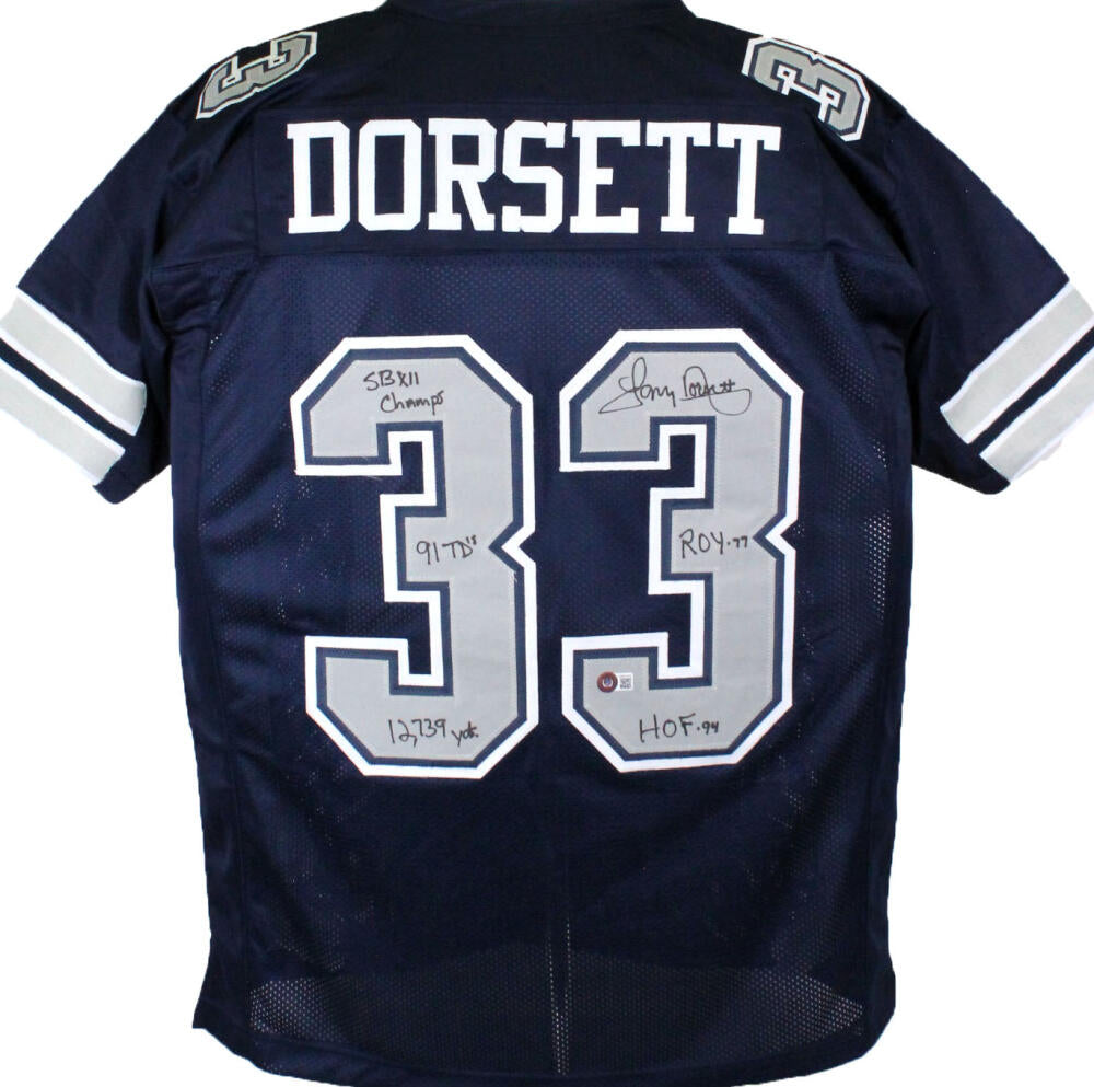 Men's Mitchell & Ness Tony Dorsett Royal Dallas Cowboys 1984