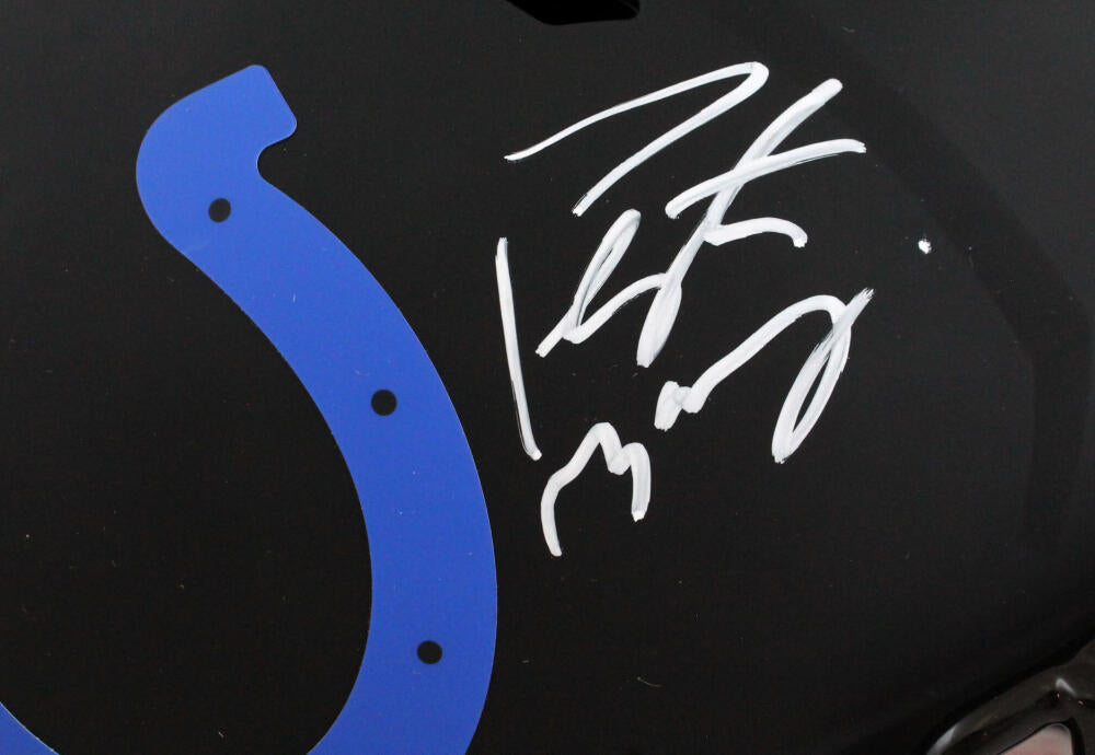 Peyton Manning Autographed Indianapolis Colts Eclipse Speed Mini Helme –  The Jersey Source