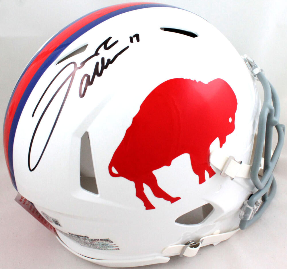 Josh Allen Autographed/Signed Buffalo Bills F/S 2021 Speed Helmet Beckett –  Denver Autographs