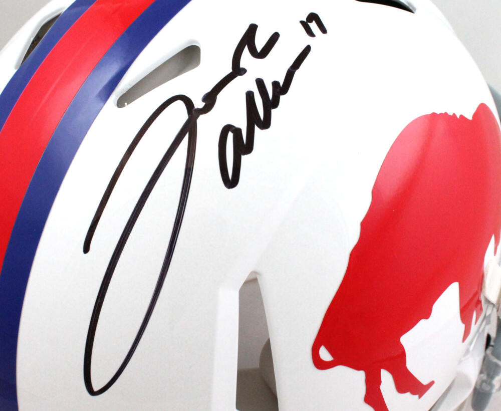 Josh Allen Autographed Buffalo Bills Helmet - The Autograph Source