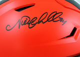 Nick Chubb Autographed Cleveland Browns F/S SpeedFlex Helmet-Beckett W Hologram *Black Image 2