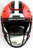 Nick Chubb Autographed Cleveland Browns F/S SpeedFlex Helmet-Beckett W Hologram *Black Image 3