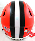 Nick Chubb Autographed Cleveland Browns F/S SpeedFlex Helmet-Beckett W Hologram *Black Image 4