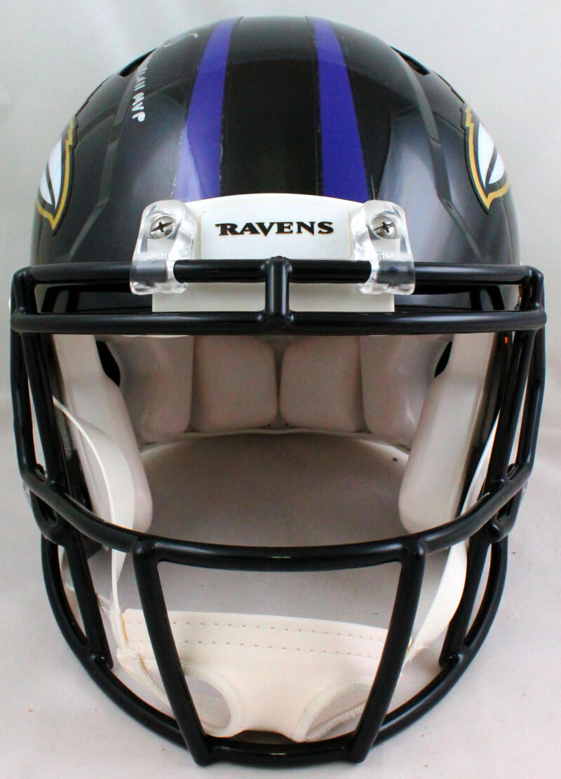 Joe Flacco Signed Ravens Speed Authentic F/S Helmet w/ SB MVP- JSA W * –  The Jersey Source