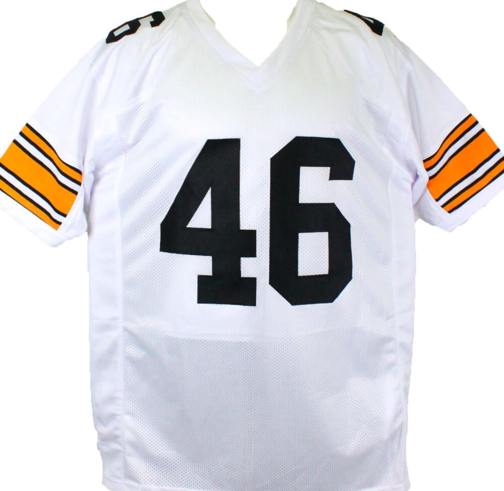 The Jersey Source George Kittle Autographed White College Style Jersey- Beckett W Hologram *Silver